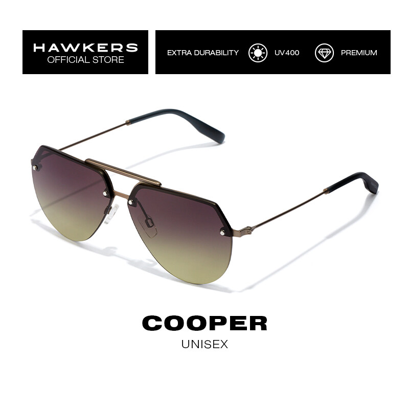 Hawkers - COOPER METAL MOSS Sunglasses UV400 Men Women HCOO21GMM0