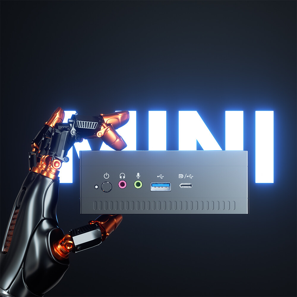 TOPTON NUC Mini PC AMD Ryzen 7 3750H 2700U DP 4K HDMI2.0 Windows 10/11 Desktop Computer