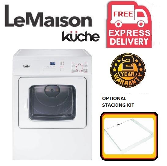 Kuche Dryer - DVF7000W-T 7KG Front Load Vented Dryer with Transparent Door