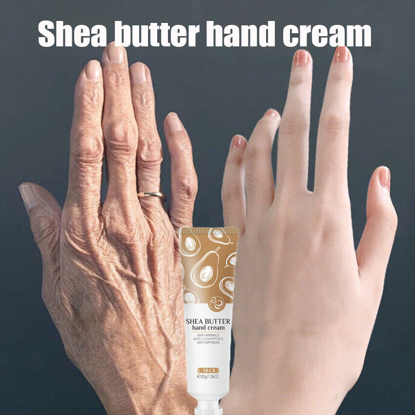 TOPQSC Shea Butter Hand Cream Moisturizing Anti Wrinkles Anti Dryness Anti Chapping Soften Skin Hand Care 30g