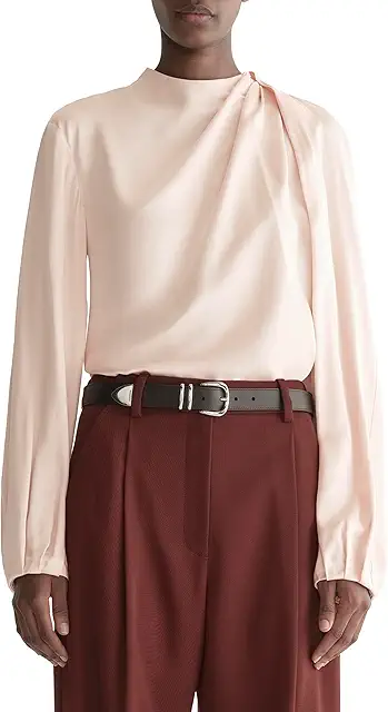 A.L.C. Womens Blaire Top, Soft Pink Blush, 0