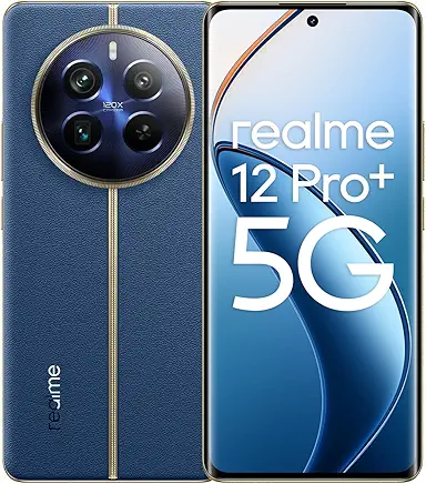 realme 12 Pro+ Dual SIM 256GB ROM + 8GB RAM (GSM Only | No CDMA) Factory Unlocked 5G Smartphone (Submarine Blue) - International Version